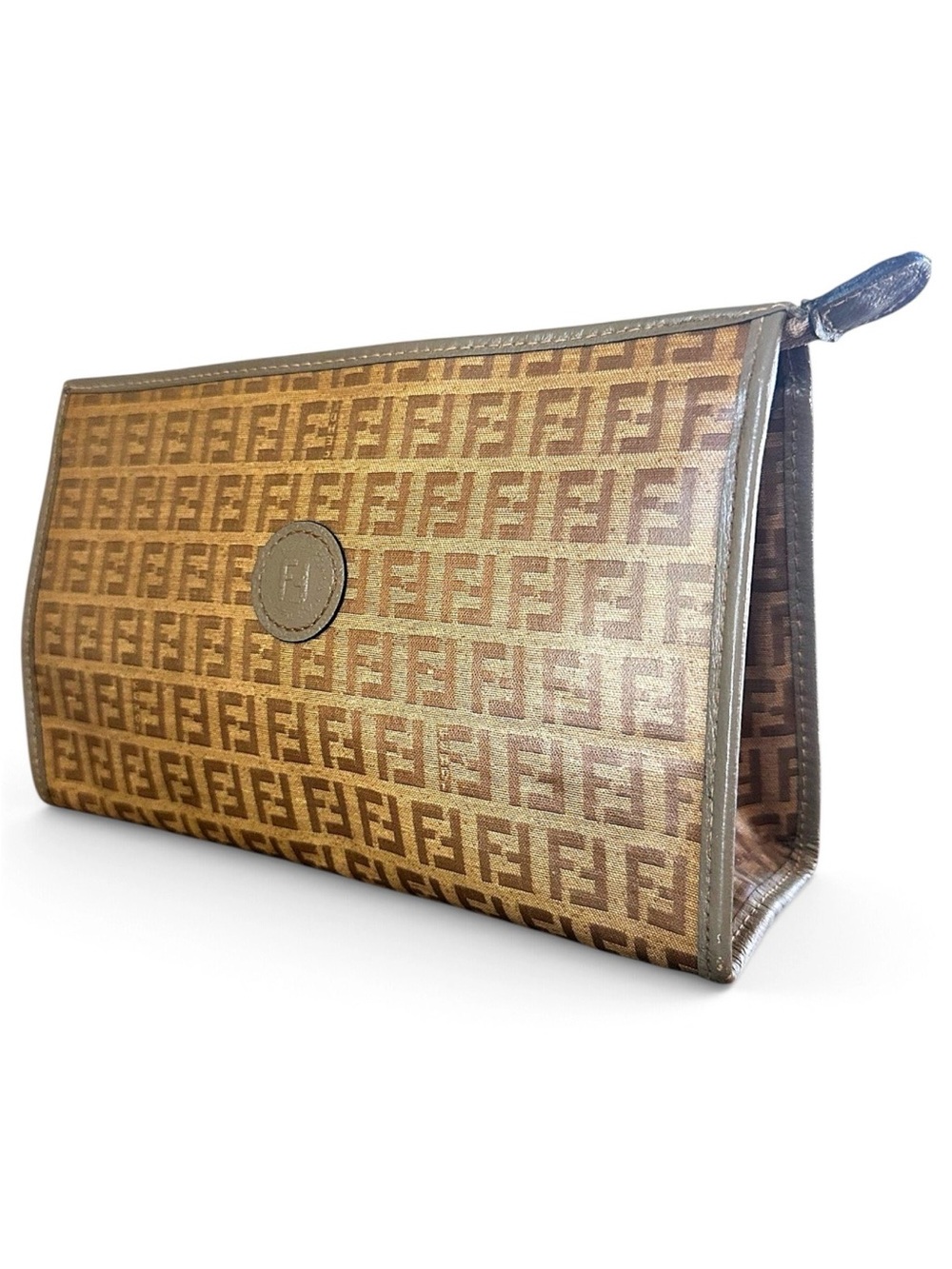 Fendi FF Zucchino Clutch